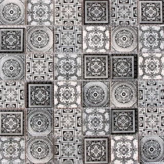 Picture of Bati Orient - Glass Patchwork White Grey Mix