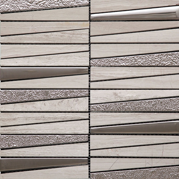 Picture of MiR Mosaic - Cityscape Layers Gray