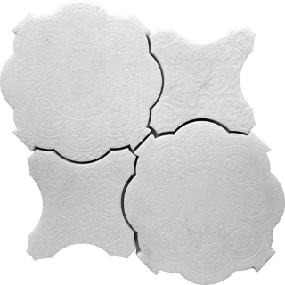 Picture of MiR Mosaic - Pantheon Floreale White