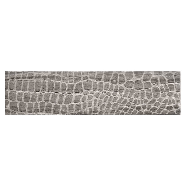 Picture of MiR Mosaic - Artistic Etched Alligator Wooden Gray