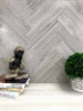 Picture of MiR Mosaic - Artistic Etched Chevron Wooden Gray