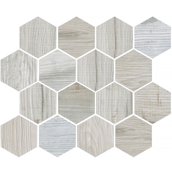 Picture of MiR Mosaic - Oregon Hex White Wood