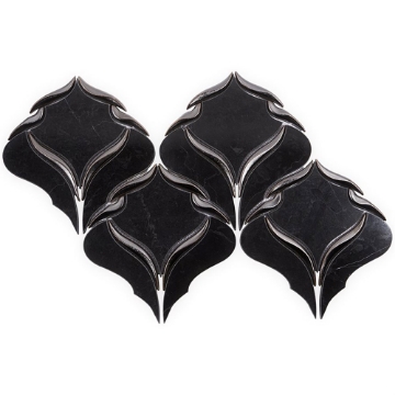 Picture of SOHO Studio Corp - Water Jet Mosaic Cinque Terre Black Jade