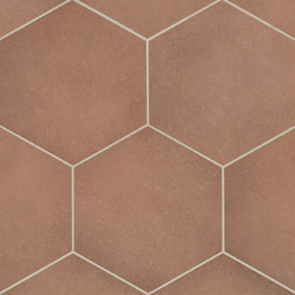 Picture of Bedrosians - Makoto Hexagon Umi Terracotta