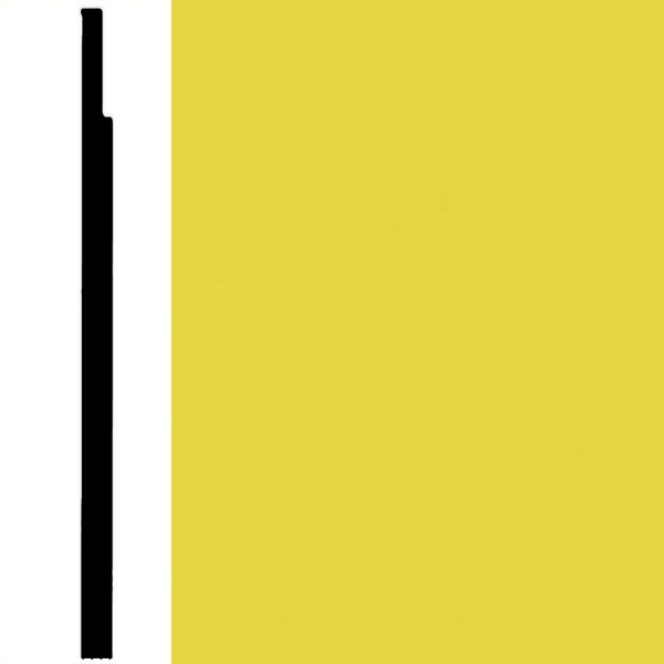 Picture of Burke - Edge Effects Lunar 4 Wall Base Daffodil