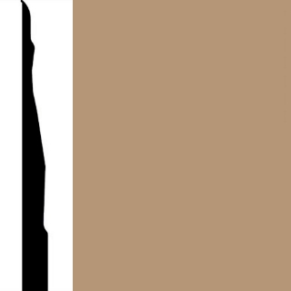 Picture of Burke - Edge Effects Marquee 4 1/4 Wall Base Clay