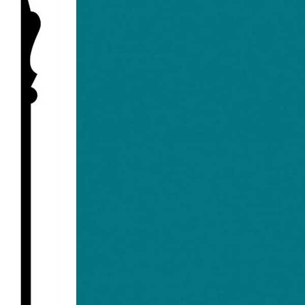 Picture of Burke - Edge Effects Elegance 6 Wall Base Peacock