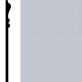 Picture of Burke - Edge Effects Elegance 6 Wall Base Sky Gray