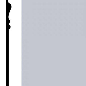 Picture of Burke - Edge Effects Elegance 6 Wall Base Sky Gray