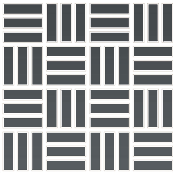 Picture of Daltile - Color Wheel Mosaic Lattice Weave Chalkboard