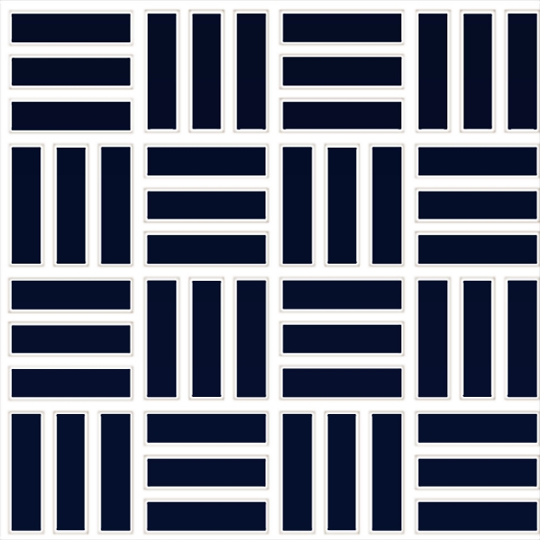 Picture of Daltile - Color Wheel Mosaic Lattice Weave Navy