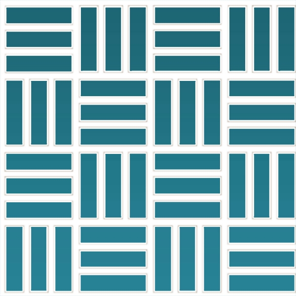 Picture of Daltile - Color Wheel Mosaic Lattice Weave Ocean Blue