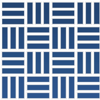 Picture of Daltile - Color Wheel Mosaic Lattice Weave Sea Breeze