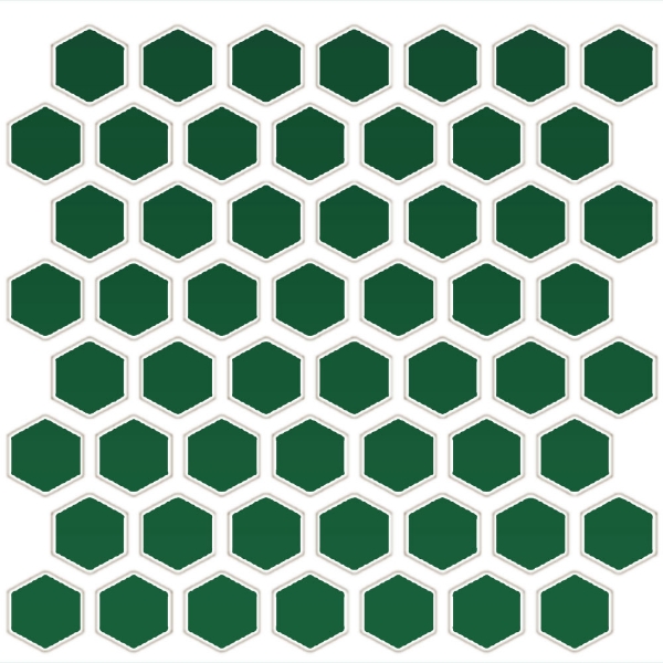 Picture of Daltile - Color Wheel Mosaic Hexagon Emerald