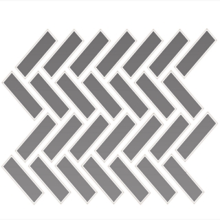 Picture of Daltile - Color Wheel Mosaic Herringbone Suede Grey