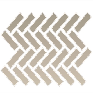 Picture of Daltile - Color Wheel Mosaic Herringbone Urban Putty