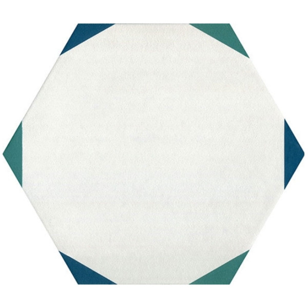 Picture of Daltile - Bee Hive Medley Decos Sun Green Blue