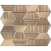 Picture of Daltile - Industrial Metals Mixed Trapezoid Mosaic Gold