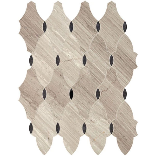 Picture of Daltile - Lavaliere Romantique Chenille Black Antique Mirror