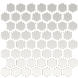 Picture of Daltile - Color Wheel Mosaic Hexagon Matte Arctic White