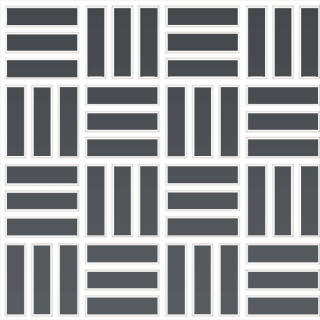 Picture of Daltile - Color Wheel Mosaic Lattice Weave Matte Chalkboard