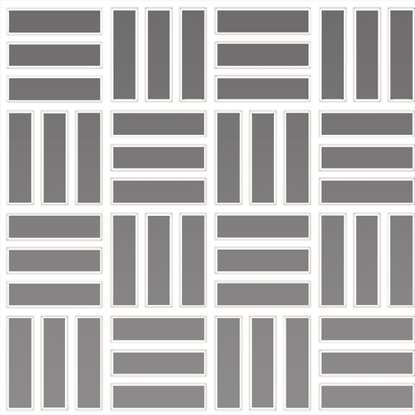 Picture of Daltile - Color Wheel Mosaic Lattice Weave Matte Suede Grey