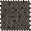 Picture of Emser Tile - Confetti II Hexagon Metal Blend