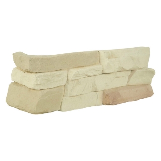Picture of MS International - Terrado Manufactured Stacked Stone L Corners Peninsula Cream
