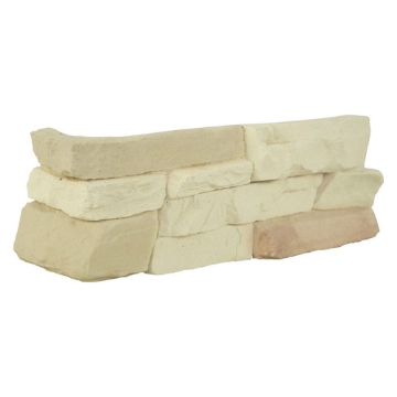 Picture of MS International - Terrado Manufactured Stacked Stone L Corners Peninsula Cream