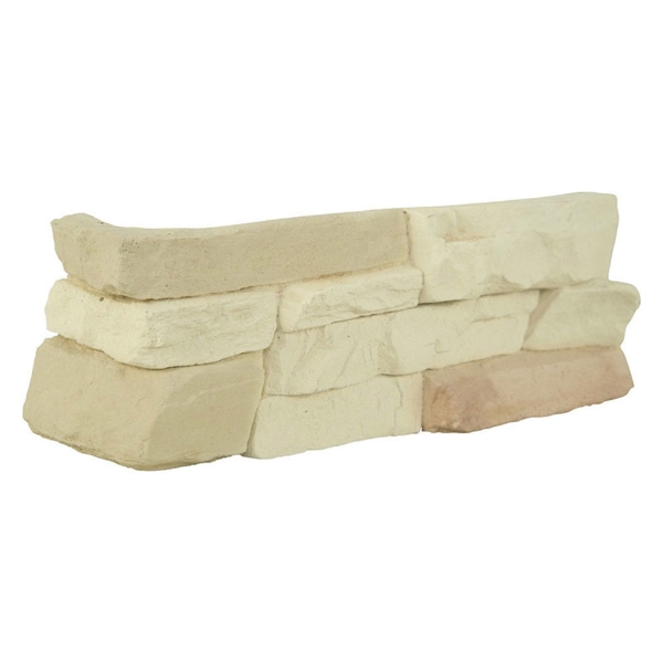 Picture of MS International - Terrado Manufactured Stacked Stone L Corners Peninsula Cream