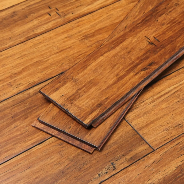 Picture of Cali Bamboo Flooring - Solid Strand Bamboo Click 3 3/4 x 36 Antique Java