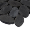 Picture of SOHO Studio Corp - Pebblestone Sliced Alor Black Flat Oval