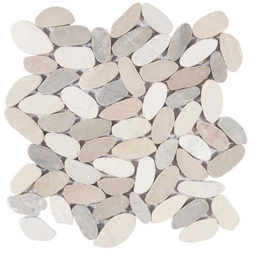 Picture of SOHO Studio Corp - Pebblestone Sliced Lombok Flat Oval