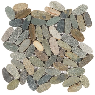 Picture of SOHO Studio Corp - Pebblestone Sliced Sumatra Flat Oval