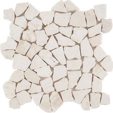 Picture of SOHO Studio Corp - Pebblestone Tumbled Lovina White