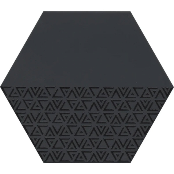 Picture of Emser Tile - Rhythm Black Pattern