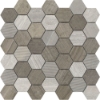 Picture of Emser Tile - Metro Hexagon Mix 2 x 2 Gray