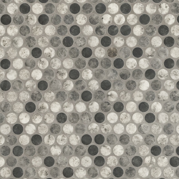 Picture of MS International - Glass Mosaic Other Urban Tapestry Penny Round