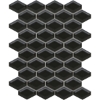 Picture of Emser Tile - Catch Mosaic Beveled Hexagon Black