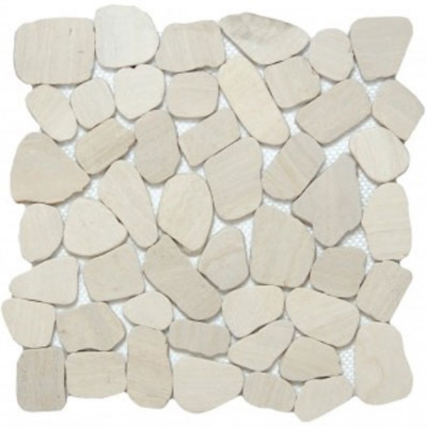 Picture of Emser Tile - Cultura Marble Pebble Mosaic Ivory