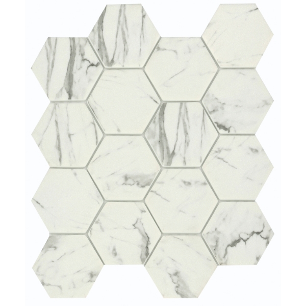 Picture of Emser Tile - Echo Hexagon 3 Calacata
