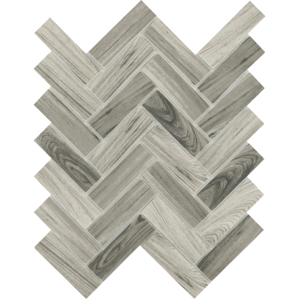Picture of Emser Tile - Echo Herringbone Gray