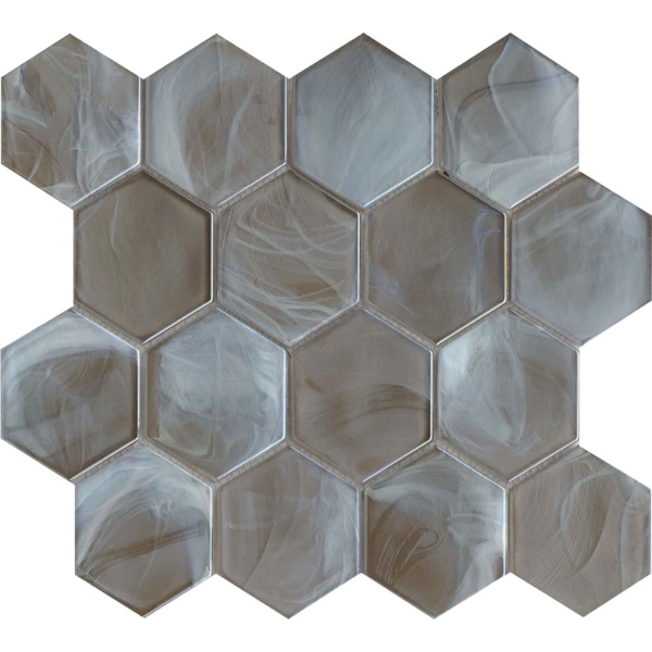 Picture of Emser Tile - Splash Hexagon Tan