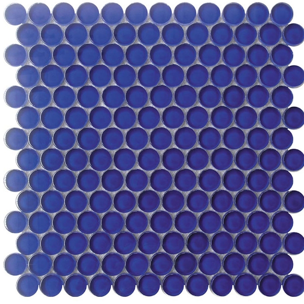 Picture of MiR Mosaic - Color Palette Mosaic Penny Cobalt Blue