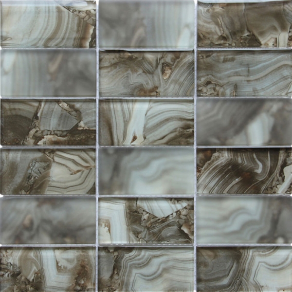 Picture of Bati Orient - Onyx Pattern Grey Green