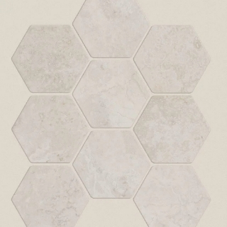 Picture of Shaw Floors - Layered Earth Hexagon Mosaic Ivory