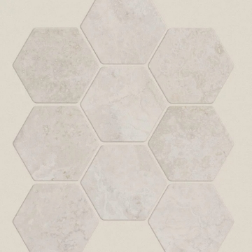 Picture of Shaw Floors - Layered Earth Hexagon Mosaic Ivory