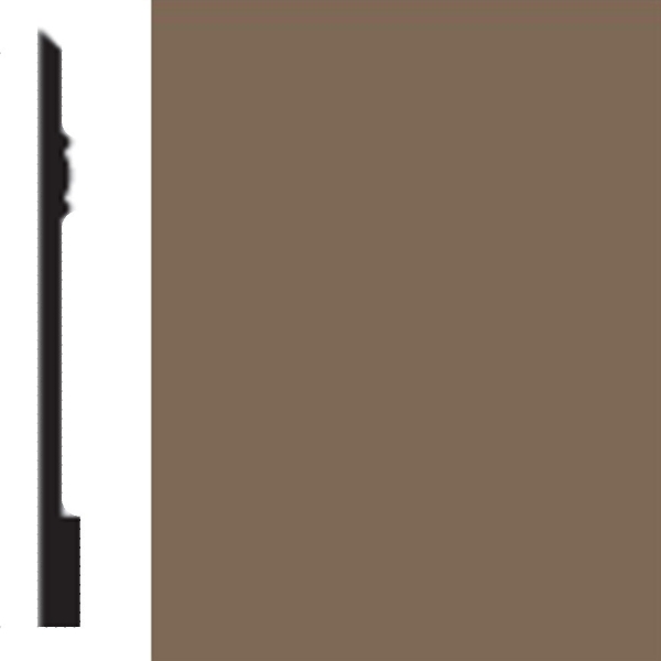 Picture of Flexco - Base Sculpture Wall Base Charmed Milk Chocolate