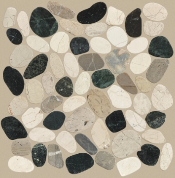 Picture of Shaw Floors - Brookstone Flat Mosaic Tranquil Cool Blend