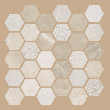 Picture of Shaw Builder - Del Ray Mosaic Hexagon Coastal